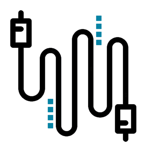 Tubes, fittings, plugs and cables category icon